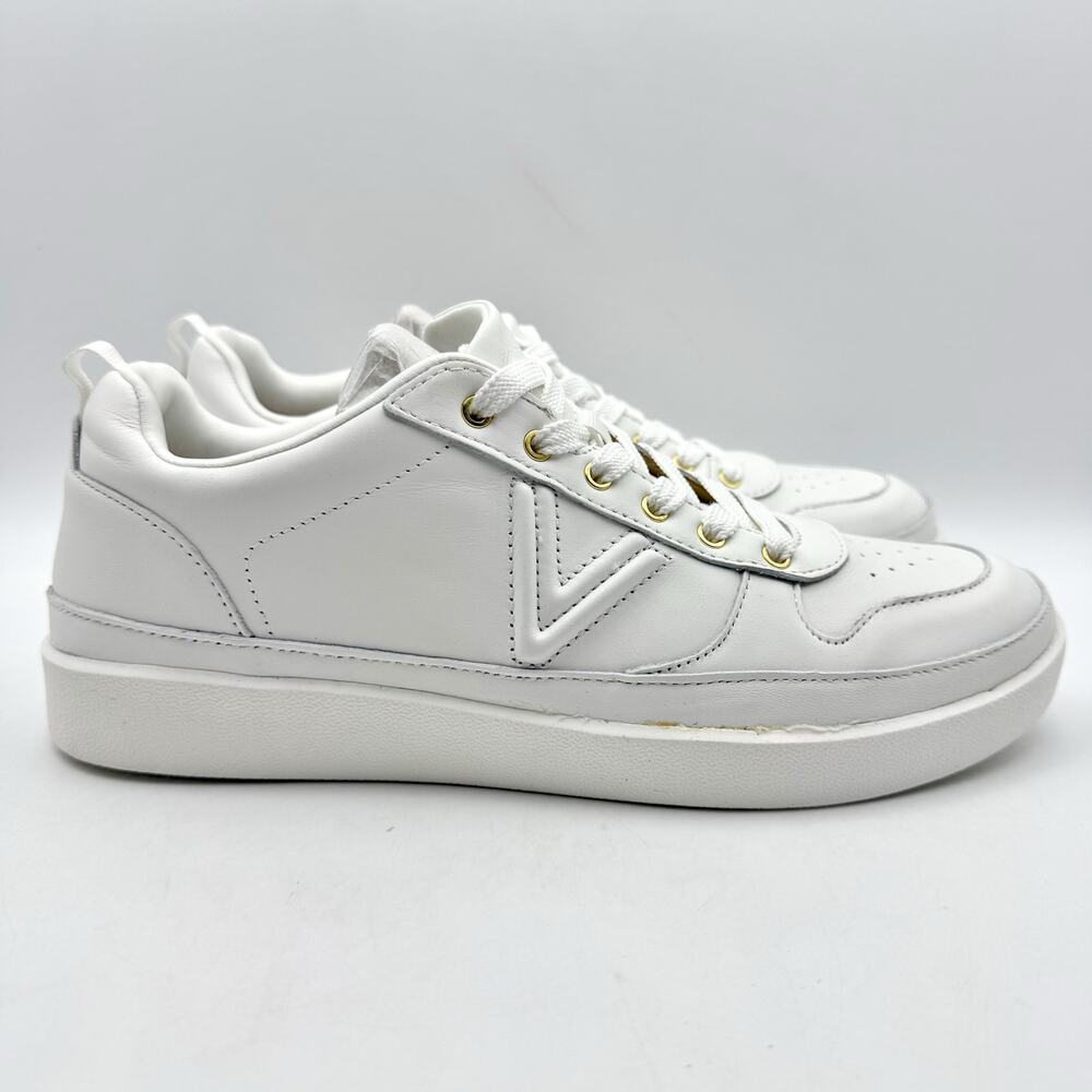 Vionic Womens Elise Casual Sneakers US 8 Wide EU 38.5 White Leather NIB - Picture 3 of 13